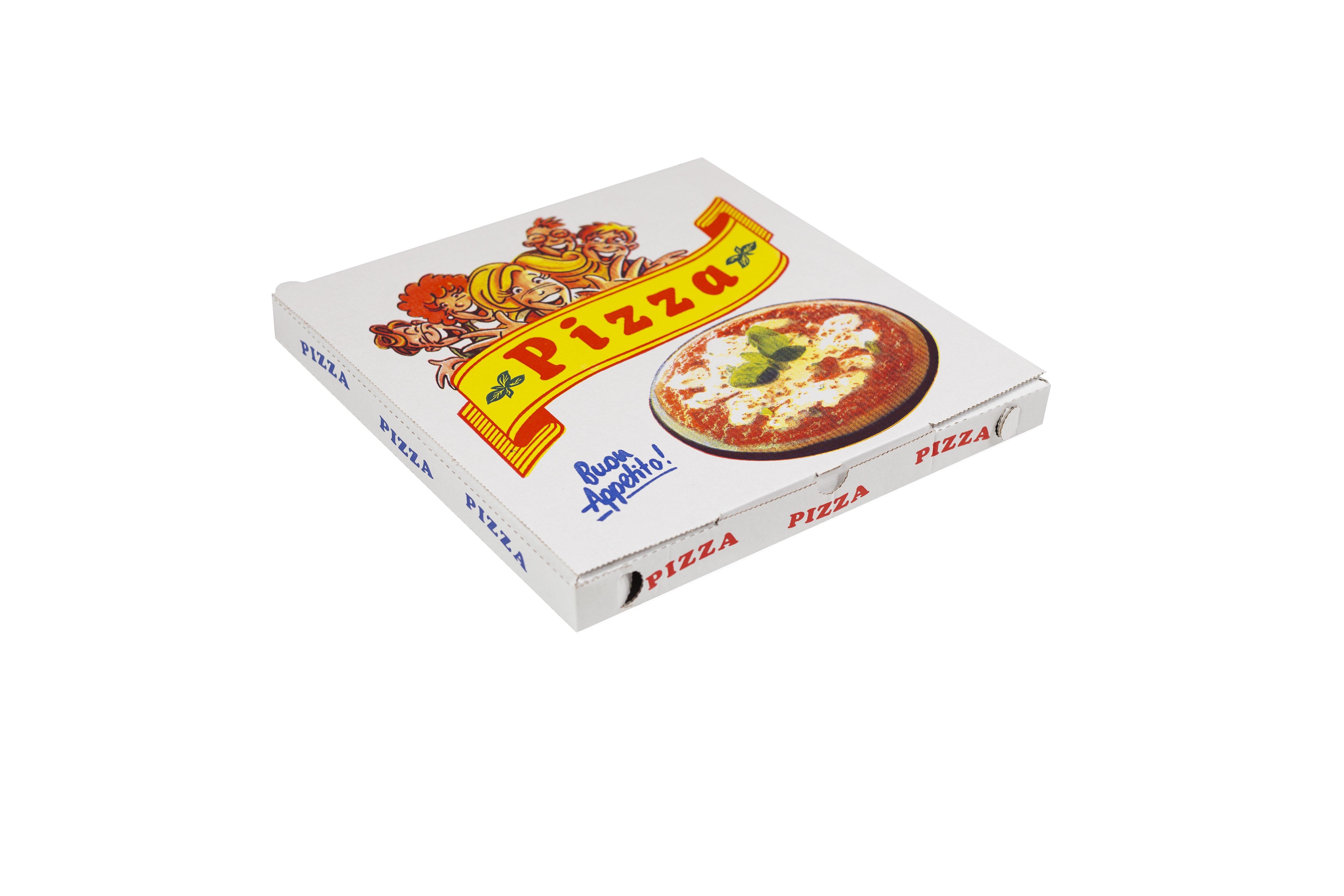 SCATOLE PER PIZZA - Contenitori per alimenti - Vendita all'ingrosso di  sacchetti carta per alimenti, vassoi, contenitori per alimenti